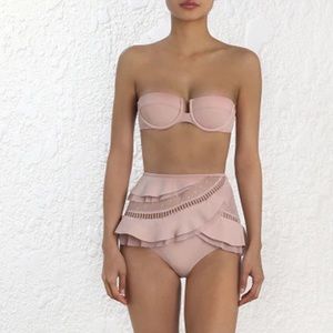Now In! Ballerina Shell+Ruffles HighWaisted Bikini